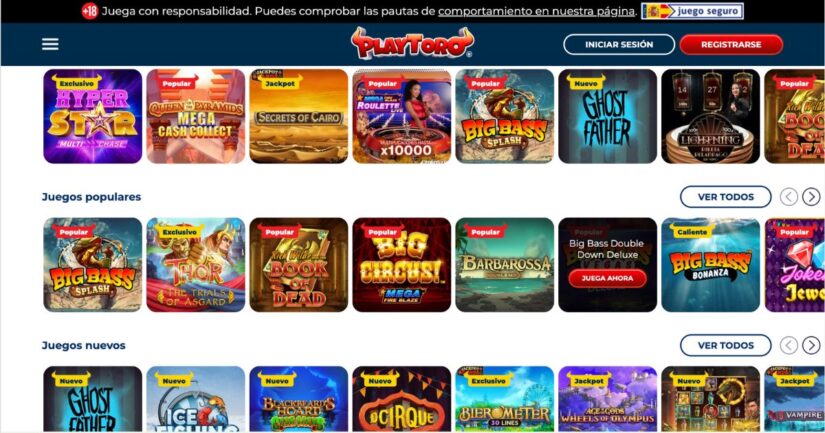 juegos de casino en Playtoro