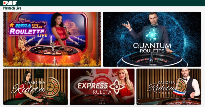 casino en vivo en Paf