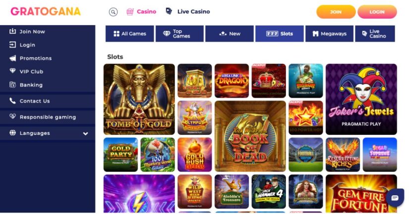 tragaperras online en Gratogana