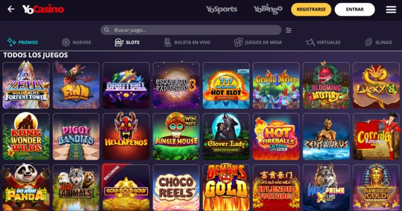 tragaperras disponibles en YoCasino