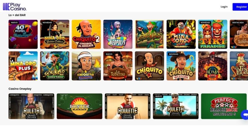 tragaperras disponibles en OnePlay casino