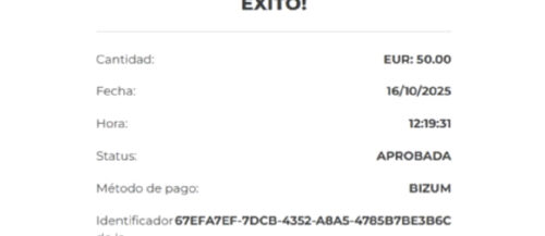 El depósito en el casino con Bizum se verá inmediatamente reflejado en tu cuenta. Puedes comenzar a jugar.