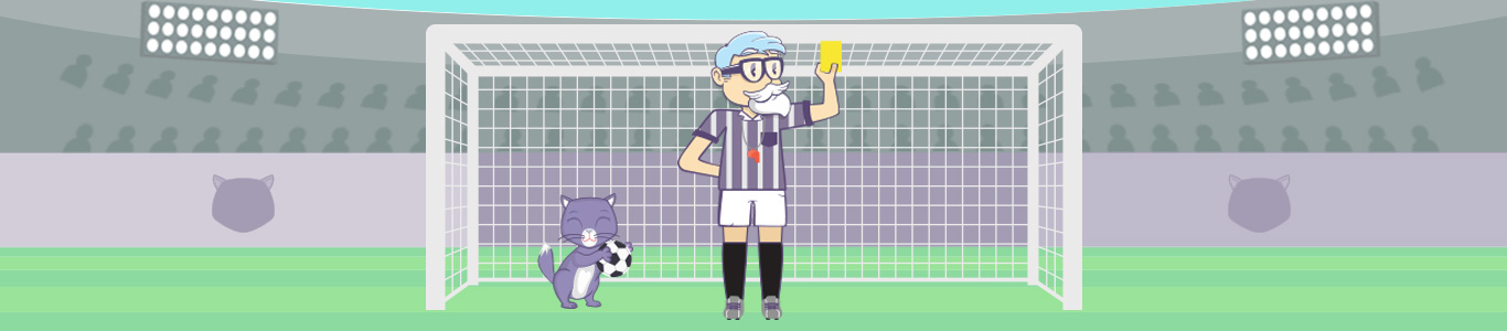 banner professor calcio