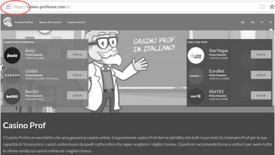 Scegliere un casinò online - SSL sicurezza ssl browser edge